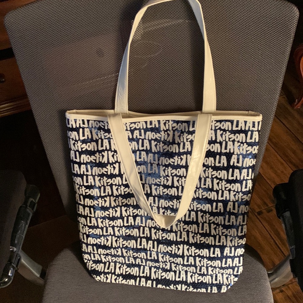 Kitson LA Sequin Tote Bag